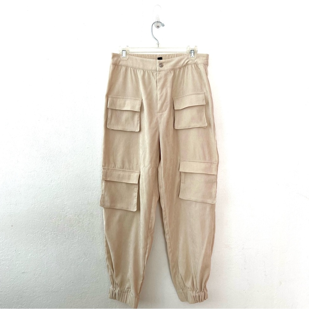 Valija Corduroy Cargo Pants in Cream